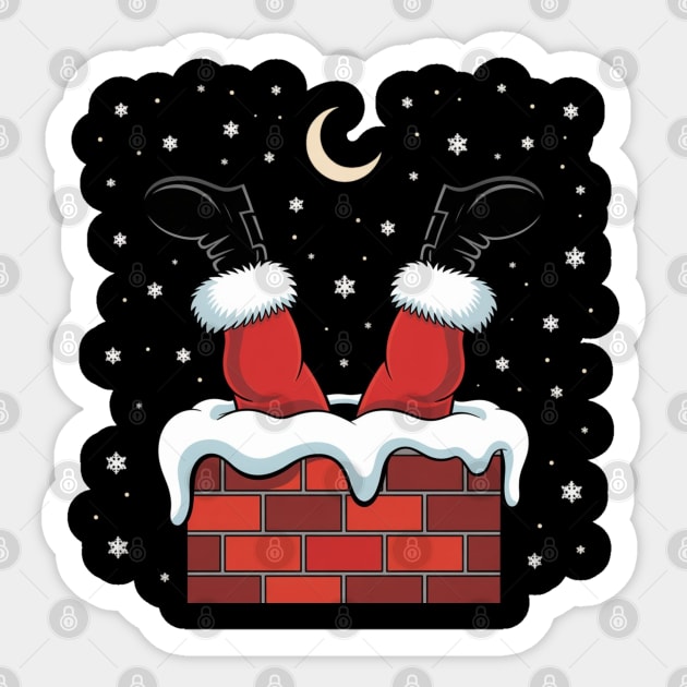 christmas-humor Sticker by Creatifly Graphic Tees